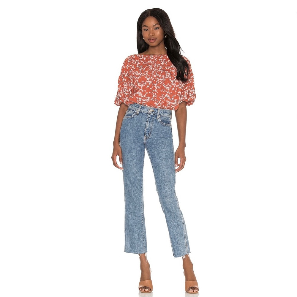 NEW FREE PEOPLE REVOLVE FLORAL PRINT BODYSUIT - Picture 9 of 9